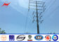 9M 300 DAN High Voltage Power Transmission Poles 6mm Thickness Galvanized Burial Type nhà cung cấp