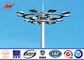 octagonal steel galvanization high mast light pole with platform 20 - 50 metres nhà cung cấp