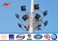 High mast light tower mast galvanized steel tubular pole 50 years Lift time nhà cung cấp