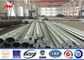 Galvanized Utility Power Poles with face to face joint mode / nsert mode nhà cung cấp