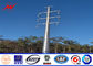 115KV 75Feet Tapered Round Steel Utility Power Poles / Galvanized Steel Pole nhà cung cấp