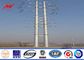 45FT NEA Standard Steel Power Utility Pole 69kv Transmission Line Metal Power Poles nhà cung cấp