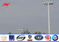 45M Galvanized Octagonal High Mast Light Pole Platform 80 nos LED Light For Stadium nhà cung cấp
