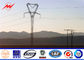 Polygon Galvanized  Electricity Steel Utility Pole For 115kv Overhead Transmission Line Project nhà cung cấp