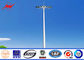 Radio Telecommunication Steel Monopole Antenna High Mast Communication Tower nhà cung cấp