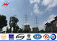 132kv Power Utility Poles Polygonal Tower Galvanized Steel Electric Pole nhà cung cấp