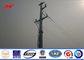 Hot Dip Galvanized Utility Power Electrical Transmission Poles With Accessories nhà cung cấp