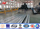 10M 130DAN 300N Hot Dip Galvanized Steel Power Transmission Poles Q235 , Q345 Material nhà cung cấp
