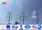 132KV 10m 10KN Steel Electric Galvanized Power Transmission Poles Octagonal Shape nhà cung cấp