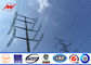 100KV Electric Transmission Line Steel Galvanized Pole , Electrical Power Poles nhà cung cấp