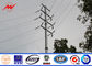 66kv Truyền tải điện Trạm điện cực tuyến tính / Thép thẳng Đối với đường dây truyền tải trên không nhà cung cấp