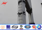 Galvanization 25M cao Mast Tower mặt bích hình ống thép Monopole Communication Tower nhà cung cấp