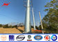 Philippines NGCP Tháp điện truyền thống Mono Cực 27m Loại mặt bích nhà cung cấp