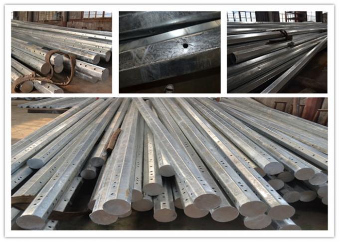 Electrical Transmission Line Steel Tubular Pole For Power Line Project 2