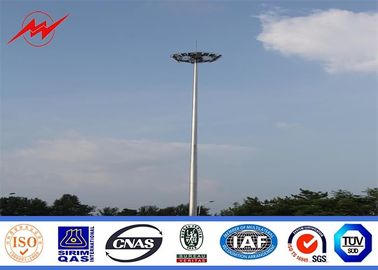 Trung Quốc 30m multisided hot dip galvanized high mast pole with lifting system nhà cung cấp
