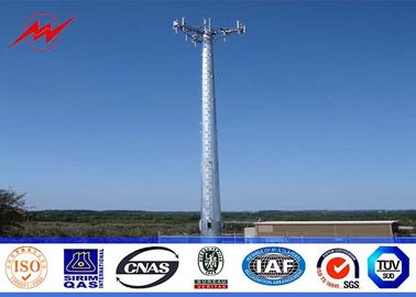 Trung Quốc Steel 100ft Mono Pole Mobile Cell Phone Tower / Tapered / Flanged Steel Poles nhà cung cấp
