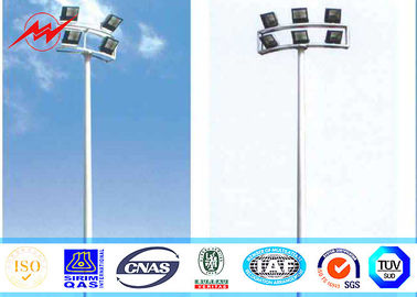 Trung Quốc 12 sides 40M High Mast Pole Gr50 material with round panel 8 lights nhà cung cấp