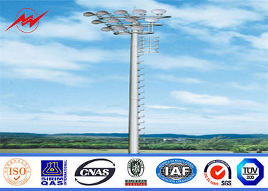 Trung Quốc Outdoor 25M Galvanzied High Mast Pole with 6 lights for airport lighting nhà cung cấp