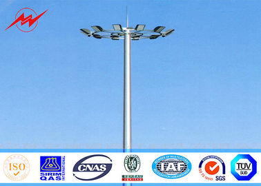 Trung Quốc Differernt sections 22M Round High Mast Pole with operation platform ladder protection nhà cung cấp
