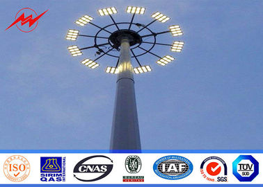 Trung Quốc 40 meters powder coating galvanized High Mast Pole with 300kg rasing system for airport area lighting nhà cung cấp