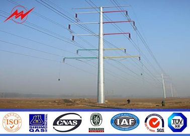 Trung Quốc 13M 6.5KN 3mm Steel Utility Pole for 230kv termination tower with galvanization surface nhà cung cấp