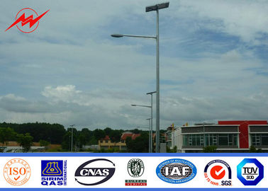 Trung Quốc 10m Single Arm Solar Street Light Pole Specification / Design Garden Lighting Pole nhà cung cấp