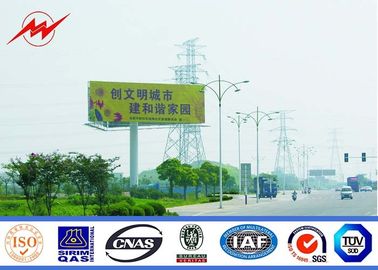 Trung Quốc Exterior Street Advertising LED Display Billboard With Galvanization Anti - Static nhà cung cấp