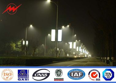 Trung Quốc 10m Single Arm Square Parking Lot Flood Light Pole Toll - Station LED Light Pole nhà cung cấp