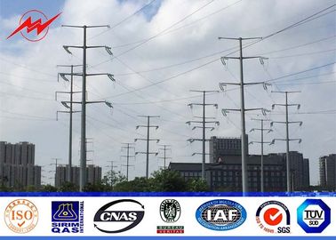 Trung Quốc Angle Arms 8 Sides Steel Utility Pole 21 M Steel Power Poles Galvanized nhà cung cấp