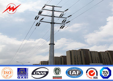 Trung Quốc 33kv Overhead Line Project Electric Power Pole Galvanised Steel Poles nhà cung cấp