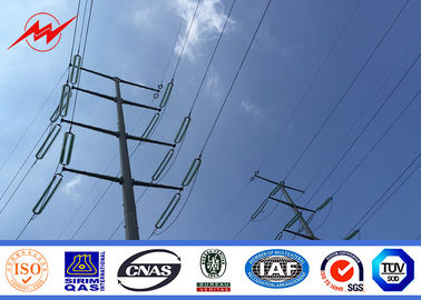 Trung Quốc HDG 18m Height 16 sides Three Sections Steel Utility Poles 13.8KV Transmission Line use nhà cung cấp