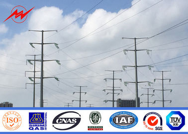 Trung Quốc 11.88m - 462dan Galvanized Steel Utility Power Poles Outdoor Electrical Utility Poles nhà cung cấp