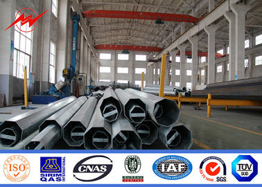 Trung Quốc Shockproof Galvanised Steel Transmission Poles / Straight Pole Tolerance +/-2% nhà cung cấp