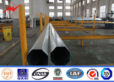 Trung Quốc Octagonal 11.9m Electrical Power Pole Hot Dip Galvanized Steel Poles With Arms nhà cung cấp