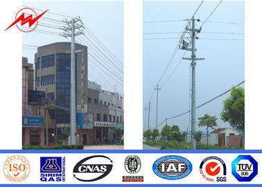 Trung Quốc Multi Sides Electrical Power Pole / Galvanization Steel Utility Poles , NFA91121 Standard nhà cung cấp