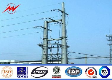 Trung Quốc 35M 30M Galvanized Electrical Transmission Line Poles Powder Coating For 169 kv Cables nhà cung cấp