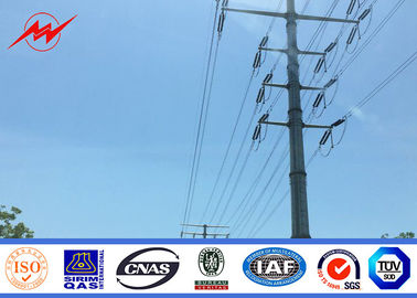 Trung Quốc 33kv Power Transmission Poles + / -2% Tolerance Transmission Line Steel Pole Tower nhà cung cấp