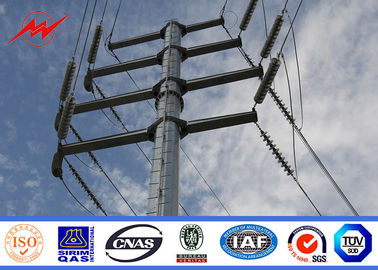 Trung Quốc 25ft - 90ft Galvanized Steel Utility Power Poles 1280kg Load For Power Distribution nhà cung cấp