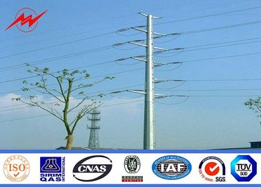 Trung Quốc ASTM A123 69KV 30kM Octagonal 12 Foot Galvanized Pole For Street / Garden / Square nhà cung cấp