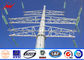 Round Multi - Pyramidal 10m Distribution Line Steel Power Pole Class 3 Galvanized nhà cung cấp