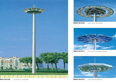 12 side poles painting High Mast Pole including lighting fixture nhà cung cấp