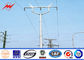 6M - 12M Metal Lighting Poles Steel Utility Pole with Aluminum conductor nhà cung cấp