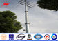 Steel Electric Poles / Eleactrical Power Pole With Cable nhà cung cấp