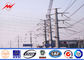 Electricity pole steel electric power poles Steel Utility Pole with cross arms nhà cung cấp