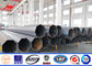 High Voltage 15 - 30m Galvanized Tubular Steel Pole For Power Transmsion nhà cung cấp