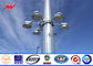 Galvanized 30M High Mast Pole with winch for Parking Lot Lighting nhà cung cấp