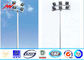 12 sides 40M High Mast Pole Gr50 material with round panel 8 lights nhà cung cấp