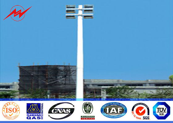 70 meters in height High Mast Pole with circular lantern panel for flood lighting nhà cung cấp