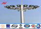 40 meters powder coating galvanized High Mast Pole with 300kg rasing system for airport area lighting nhà cung cấp