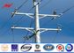 Octagonal 35FT 110kv Steel utility Pole with steel climbing rung for transmission line nhà cung cấp